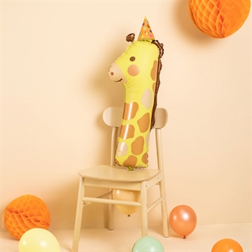 Folie Ballon, tallet 1, Giraf, 31 cm x 82 cm