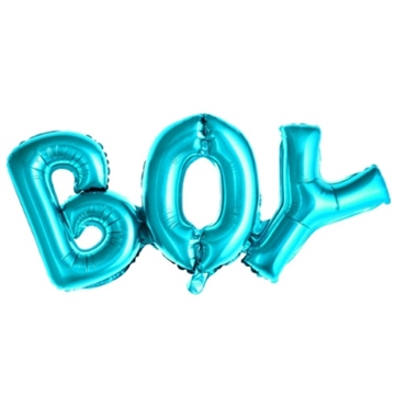 Folie Ballon Lyseblå ”BOY”