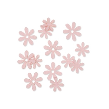 Filt Blomster, Rosa 3 cm