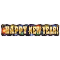 Stort Banner "HAPPY NEW YEAR"