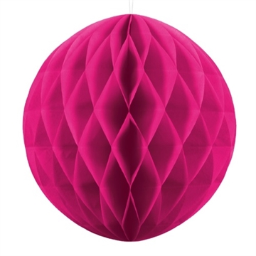 Mørk Pink Honeycomb, 40 cm