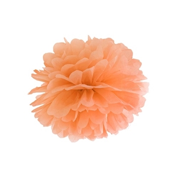 Pompom Lys Orange 25 cm
