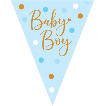 Banner Baby Boy, Dots