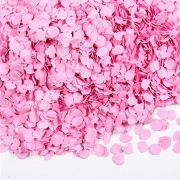 Papir Konfetti til Dekoration, Pink, 100 g