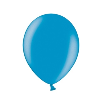 Ballon Metallic Caribbean Blue, 23 cm