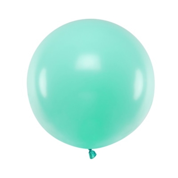 Rund Ballon Pastel Lys Mint, 60 cm