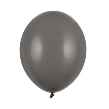 Ballon Pastel Grey, 30 cm, 10 stk