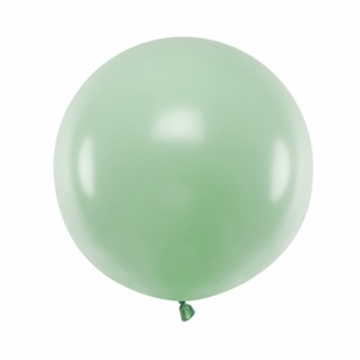 Rund Ballon Pastel Pistachio, 60 cm