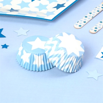 Papir Bageforme til Muffins og Cupcakes, Little Star 100 stk.