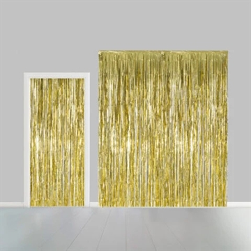 Party Forhæng guld 1 m x 2,4 m