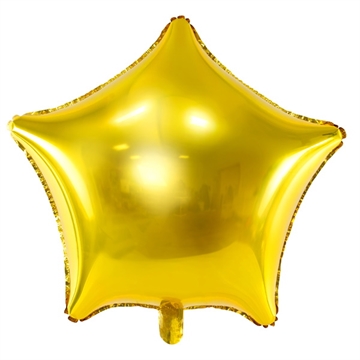Folie Ballon Stjerne, Guld