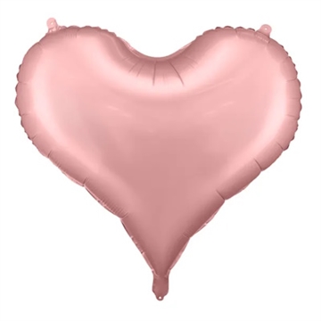 Folie Hjerteballon Light Pink, 61 cm