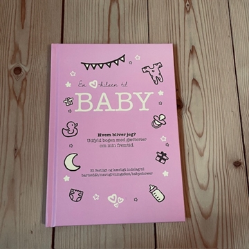 Gæstebog BABY i lyserød