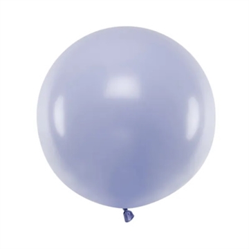 Rund Ballon Pastel Lys Lilla, 60 cm