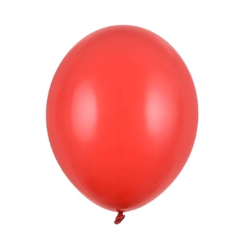 Ballon Poppy Rød, 10 stk.