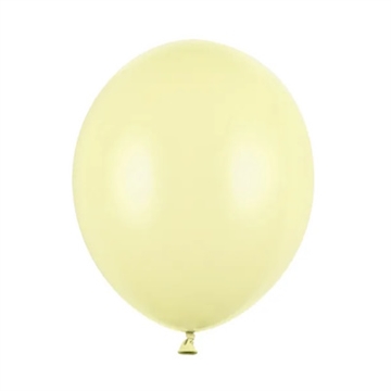 Balloner Pastel Lys Gul, 30 cm, 10 stk