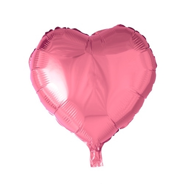 Folie Ballon Hjerte Pink