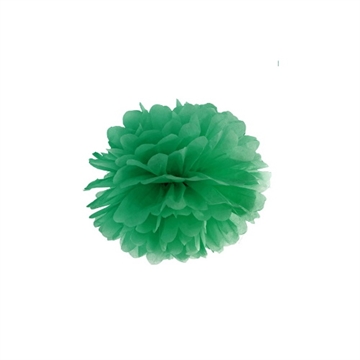 Smaragd Grøn Pompom – 25 cm i diameter