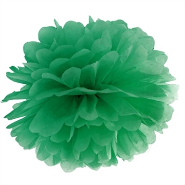 Pompom Smaragd Grøn 35 cm