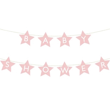 Banner med Stjerner BABY SHOWER